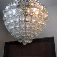 یک عدد لوستر استیل و ۲ عددلوستر برنزی