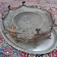 منقل برنجی روسی ۸ پایه|کلکسیون اشیاء عتیقه|تهران, سنگلج (شاپور)|دیوار