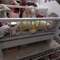 تخت کودک عسلی آینه شمعدون