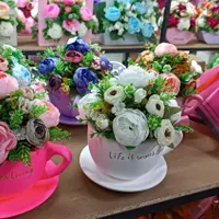 باکس گل مصنوعی فنجانی|گل مصنوعی|تبریز, |دیوار