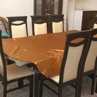 میز نهار خوری 8 نفره و یک دکوری|میز و صندلی غذاخوری|بندر انزلی, ساحل قو|دیوار