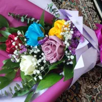 گل گروگن زیبا با روبان|گل مصنوعی|شیراز, اصلاح‌نژاد|دیوار