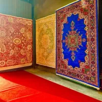 فرش 1500شانه قیطران|فرش|شیراز, ریشمک|دیوار