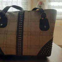 کیف دوشی و دستی جنس ترک و زیور آلات شلوار لی