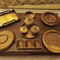 سرویس پذیرایی چوبی گردو