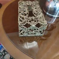 جا دستمال کاغذی برنز قدیمی واصل|صنایع دستی و سایر لوازم تزئینی|همدان, |دیوار