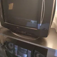 تلویزیون .ضبط.میز چوبی و شیشه ایی|تلویزیون و پروژکتور|گنبد کاووس, |دیوار