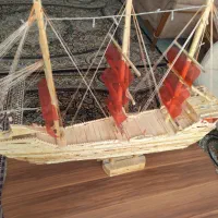 کشتی چوبی  دکوری|مجسمه، تندیس، ماکت|قزوین, |دیوار