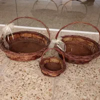 گل ساتن خرجکار خیاطی، سبد حصیری ،کریستال لوستر|لوازم خیاطی و بافتنی|شاهین‌شهر, عطار|دیوار