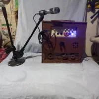 اکو امپلی فایر آوا تک باند با میکروفون‌و پایه