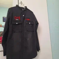 ست جین زغالی سایز60 درحد نو پیراهن وشلوار