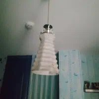 لوستر آویز تک شعله|لوستر و چراغ آویز|فولادشهر, مسکن مهر فولادشهر|دیوار