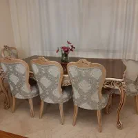 ست کامل مبلمان هفت نفره ونهارخوری هشت نفره|مبلمان خانگی و میز عسلی|تهران, علم و صنعت|دیوار