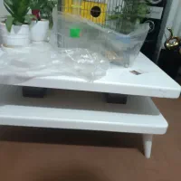 میز وجلو مبلی سفید