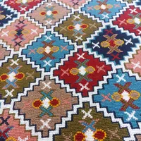 گلیم فرش وتعدادی پرده