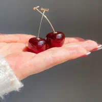 گوشواره گیلاسی خوردنی