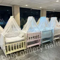 گهواره سنتی تخت کنار مادر سیسمونی نوازدمدل فرشته