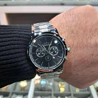 ساعت مچی الگانس مردانه تقویم دار استیل(رنگبندی)|ساعت|مشهد, راهنمایی|دیوار