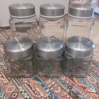 بانکه حبوبات  شیشه ای