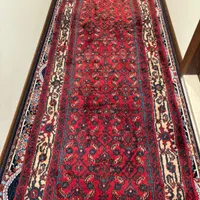 قالیچه دستباف عشایری ۴ متری پشمی و ضخیم