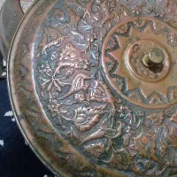 ظرف مسی شف اندیش|کلکسیون اشیاء عتیقه|مشهد, ادیب نیشابوری (شهرک غرب)|دیوار