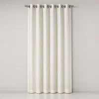 پـرده آماده حریر کتان بافت‌دار اقتصادی و باکیفیت