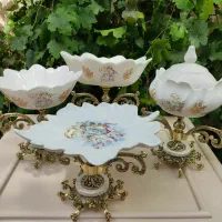 سرویس گل برجسته طلایی