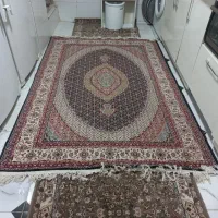 قالیچه ابریشم ۴متری نقش ریزماهی|فرش|مشهد, ایثار|دیوار