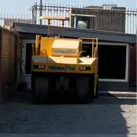 غلتک هفت چرخ لاستیک پهن