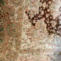 تعدادی فرش ماشینی ابریشم بافت