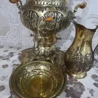 سماور سیاه قلم زیبا وانتیک نو نو اک|سماور، چای‌ساز، قهوه‌ساز|ارومیه, |دیوار