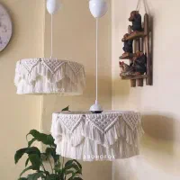 لوستر خاص مکرومه|لوستر و چراغ آویز|تهران, هفده شهریور|دیوار