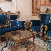 مبل سلطنتی ۹نفره با پارچه ترک