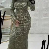 لباس مجلسی دانتل سبزسایز۳۸