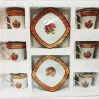 سرویس چینی طرح لیلی و مجنون 18نفره|ظروف سرو و پذیرایی|مشگین شهر, |دیوار