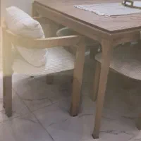 میز غذاخوری ۸ نفره چوب راش