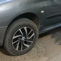 رینگ اسپورت ۱۴ با لاستیک ۲۰۵|قطعات یدکی و لوازم جانبی|شاهرود, |دیوار