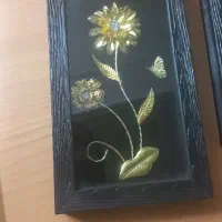 تابلو گل سه تایی|تابلو، نقاشی، عکس|ری, فیروزآبادی|دیوار