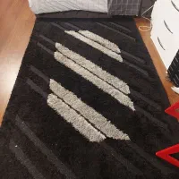 فرش پرز بلند طرح ترک