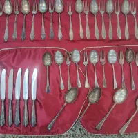 قاشق و چنگال و چاقو انگلیسی با قدمت ۹۰سال|کلکسیون اشیاء عتیقه|تهران, فدک|دیوار