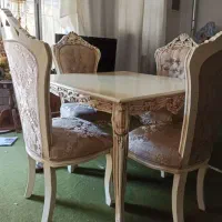 فروش میز ناهار خوری ۴نفره تمام چوب راش