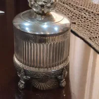 دو عدد قندان جنس برنج