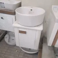 روشویی کابینتی ۴۲×۴۲ گرد و شش ضلعی