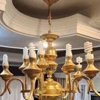 لوستر برنجی نورسازان