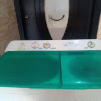 لباسشویی دوقلو مارک حایر8گرم سالم یک ماه ضمانت|ماشین لباسشویی و خشککن لباس|بندرعباس, |دیوار