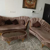 مبلمان نیمه استیل 7 نفره|مبلمان خانگی و میز عسلی|قم, هنرستان|دیوار