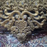 ساعت با بوفه برنجی عالی ،