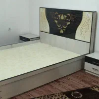 تخت خواب دو نفره با تشک فنری|تخت و سرویس خواب|سرپل ذهاب, |دیوار
