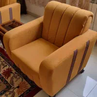 مبل ۷نفره و میز و عسلی در حد نو