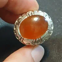 انگشتر عقیق سرخ یمنی رکاب مجید زنجان